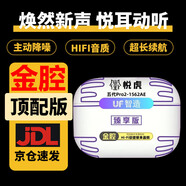 悅虎洛達1562ae華強北五代pro2藍牙耳機臻享無(wú)線(xiàn)主動(dòng)降噪適用于蘋(píng)果華為安卓 悅虎臻享版Pro2-L口【滑動(dòng)音量】