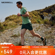 Merrell戶(hù)外越野跑鞋VAST SKY長(cháng)空男女防滑耐磨輕量跑山越野鞋MR05綠40