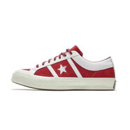 匡威（Converse）美奇匡威one star低幫帆布鞋翻毛皮1970S木村一星男女板鞋 白紅雙杠 37.5