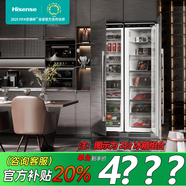 海信（Hisense）【隱藏櫥柜】全嵌入式內嵌對開(kāi)門(mén)寬幅變溫變頻冰箱超薄隱藏式無(wú)霜全冷藏全冷凍雙開(kāi)門(mén) BD-237WEPA單冷凍