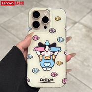 聯(lián)想適用iPhone17防摔透明16ProMax/15pro/14/13/12/11手機殼磨砂 白色大孔-透明-LKYF卡通小魚(yú)貓咪 iPhone 14 Promax
