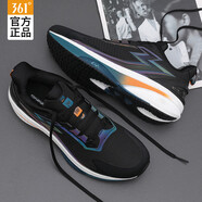 361°雨屏8.0男鞋運動(dòng)鞋秋冬季新款防潑水跑鞋防滑耐磨緩震跑步鞋 曜石黑/數字青藍 -7 39