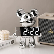 簡(jiǎn)藝飾家暴力熊時(shí)鐘入戶(hù)玄關(guān)酒柜裝飾品擺件客廳電視柜輕奢高檔家居裝飾品