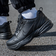 耐克（NIKE）男鞋 2025冬季新款運動(dòng)鞋舒適耐磨跑步鞋復古休閑鞋增高老爹鞋子 AIRMONARCHIV/黑色/建議拍大半碼 42