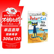皮特貓系列：皮特貓在沙灘Pete the Cat:Pete at the beach進(jìn)口原版英文繪本  [平裝] [4歲及以上] [I Can Read My First 分級讀物]