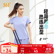 361°短袖女潮流t恤女士夏季新款速干衣運動跑步瑜伽服662424126H-3