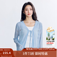 茵曼（INMAN）章若楠同款歐若風法式吊帶連衣裙2025夏季新品女裝淡鵝黃色裙子 星空藍-18528632 S