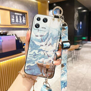 哎早安適用小米14手機殼13保護套12硅膠11腕帶10斜挎15背帶全包9防摔cc9個(gè)性8SE女款civi23掛繩4pro掛脖 514-飛天白鶴送斜挎背帶掛繩 小米14Pro