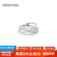 施華洛世奇（SWAROVSKI）Hyperbola戒指情侶對戒設計輕奢感仿水晶新年禮物 55