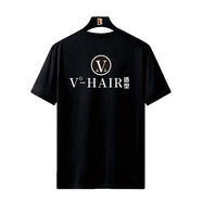 圍鐵半身圍裙2022新款圍裙半身圍腰半截全包長(cháng)款理發(fā)美發(fā)師定制印LOGO 黑色全棉T恤短袖尺碼請備注