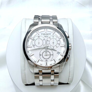 天梭（TISSOT）【二手99新】天梭手表男士女士庫圖男表女表自動(dòng)機械表奢侈品二手天梭休閑商務(wù)瑞士腕表名表 41mm白盤(pán)T035.617.11.031.00