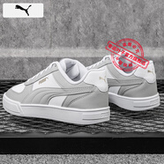 彪馬（PUMA）板鞋男鞋女鞋 春季新款運動(dòng)鞋低幫滑板鞋簡(jiǎn)約小白鞋復古休閑鞋子 【主推】淺灰色/白色/softfoam+鞋墊 39 (內長(cháng)250mm)