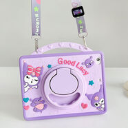 印之印新款小米77pro平板保護殼6SPro保護套pad7pro適用小米5防摔5Pro紅米平板redmipadpro硅膠redmipads 旋轉筆槽單手提淺紫色好運庫洛米+掛繩 紅米RedmiPadSE8點(diǎn)7英寸