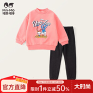 瑁恩·瑁愛(ài)斷碼特價(jià)女童雙層加絨加厚金鉆絨保暖內衣套裝冬秋衣秋褲 04#兔耳萌寶(果粉) 110 建議身高約95cm