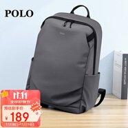 POLO雙肩包男士短途旅行背包學(xué)生書包男16/17.3英寸電腦包商務(wù)出差包