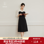 獨束【束型系列】大碼郁金裙雙版型拼接連衣裙女新款顯瘦氣質(zhì)裙子 常規(guī)梨形- M (尺碼：1) 拍前和客服確認尺碼