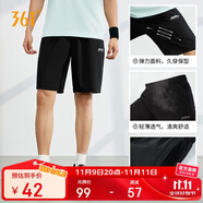 361°短褲夏季男休閑褲男跑步寬松戶外健身運動褲五分褲652124711-3