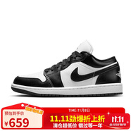 耐克NIKE休閑鞋男女熊貓AJ 1喬丹JORDAN 1運(yùn)動鞋DC0774-101黑白36