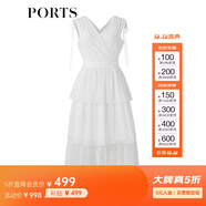 PORTS寶姿春夏新品女裝V-領(lǐng)無(wú)袖中長(cháng)連衣裙SM8D059MLN001 奶白色 XXS (0)