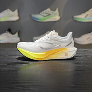 李寧（LI-NING）飛電5C跑鞋女2025冬季新款輕便緩震競速跑步鞋運動(dòng)鞋 ARMV002-26標準白 涂碼去芯片 35 215mm