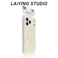 中掌柜[撞色液態(tài)硅膠]適用蘋(píng)果17promax手機殼新款iphone17純色磁吸支架 [古董白]昆侖精孔細磁液態(tài)硅膠 華為 Pura 80 Pro+