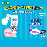 G·U·M康齒家  兒童防蛀牙膏2-12歲 葡萄味70g 新老款隨機發(fā)貨