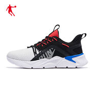運動(dòng)鞋男鞋2025秋季新款官方跑鞋輕便男休閑鞋防滑跑步鞋 黑色虛擬紅網(wǎng)面 41 41