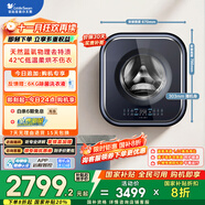 小天鵝（LittleSwan）內衣洗衣機全自動(dòng)家用 洗烘一體 懶人洗衣機 嬰兒壁掛迷你【小海綿2.0高奢版】3公斤藍氧 TD30MS90