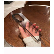 艾思度不易發(fā)黃透明亞克力適用iphone13新款16pro蘋(píng)果12proMax手機殼11軟邊XRXS硬底8plus簡(jiǎn)約保護套 透黑晶盾殼還原裸機不發(fā)黃軟邊框 iPhoneXSMax