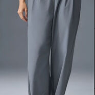 ALO YOGA女士直筒闊腿褲子休閑褲寬松歐美長(cháng)褲女式運動(dòng)低腰加長(cháng)顯腿長(cháng) 灰色 S