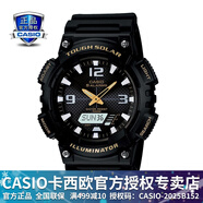 卡西歐（CASIO） 男表女表卡西歐手表男女情侶表學(xué)生時(shí)尚運動(dòng)表太陽(yáng)能雙顯電子表 太陽(yáng)能：AQ-S810W-1B黑戰士