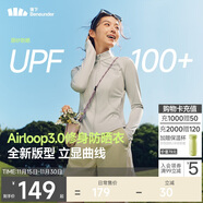 蕉下（beneunder）防曬衣女防紫外線(xiàn)外套短款辣妹立領(lǐng)修身AL819淺炭灰L