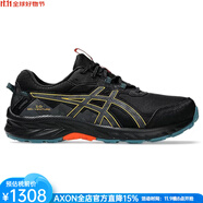 亞瑟士（asics）男鞋跑步鞋GEL-VENTURE 10 WP秋冬透氣越野跑鞋減震穩(wěn)定防滑防水 Black/Carrier Grey黑色 45 碼/美碼11