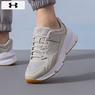 安德瑪（Under Armour）男鞋 25冬季新款透氣運動(dòng)鞋低幫休閑鞋訓練跑鞋緩震跑步鞋子男士 棕色/白色/建議拍大半碼到一碼 43