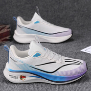 LI NING李寧采購產(chǎn)品赤途7Pro男女跑鞋，大齡兒童減震賽跑跑鞋，體育學(xué)生 標準藍_(摩擦有聲音) 33