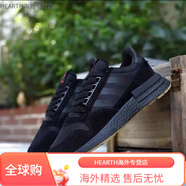 阿迪達斯 （adidas）（adidas）三葉草ZX500 悟空爆米花春秋網(wǎng)面軟彈男女軟底透氣輕盈 全黑 36