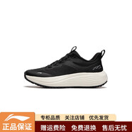 李寧運動(dòng)鞋男SOFT GO MAX經(jīng)典高回彈跑鞋網(wǎng)面透氣休閑鞋子女AGLU037 黑色aglu038-1 女款 41