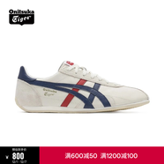 Onitsuka Tiger鬼塚虎男鞋 慢跑鞋透氣輕便男女款運動(dòng)休閑鞋RUNSPARK 白色/藏青色(1183B480-107) 39.5