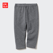 優(yōu)衣庫嬰幼兒寶寶搖粒絨緊身褲打底褲內里加絨褲478432 469645/08深灰色 100