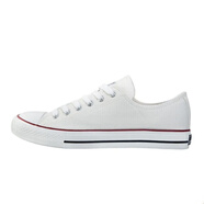 回力經(jīng)典男女低幫帆布鞋春秋板鞋休閑鞋跑步情侶運動(dòng)鞋391白色36