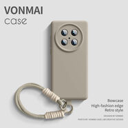 華為Mate70Pro+帶掛繩液態(tài)硅膠手機殼60超薄50防摔40高級30女全包 [鈦灰色-手腕掛繩]進(jìn)口液態(tài)/親膚手感/沾灰塵 華為 Mate 30