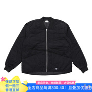 Dickies Premium Collection Quilted 純色拉鏈合身長(cháng)袖工裝夾克外套 男 黑色 S