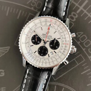 百年靈（BREITLING）【二手99新】百年靈男表航空計時(shí)系列自動(dòng)機械B01機芯熊貓盤(pán)計時(shí)夜光飛行員二手奢侈品正品瑞士名表 45表徑AB0311211G1P1白盤(pán)