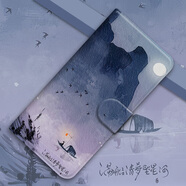 水草人翻蓋皮套適用小米mix3防摔12x手機殼note10保護套max3全包12t/mix4/15/2s/6x/8se/pro青春 夜色-皮套 小米其他型號