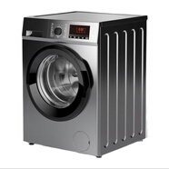 格蘭仕租房滾筒全自動(dòng)洗衣機宿舍公寓洗甩飄一體機 黑色 10KG滾筒洗衣機