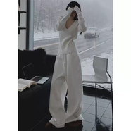 秋冬女裝2025新款氣質(zhì)時(shí)尚慵懶風(fēng)今年流行高級感韓系獨特毛衣套裝 牛仔褲秋冬潮流時(shí)尚甜辣酷風(fēng)格藝術(shù)生奶甜系/春秋冬初 XXS S推薦80-90斤又a又颯/清純甜美氣質(zhì)名媛高端潮流搭