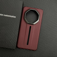 適用華為Mate70RS手機殼非凡大師60RS凱夫拉保護套全包磨砂硬殼 暗紅小米格大縫 華為Mate 70RS