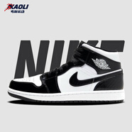 耐克（NIKE）【潮】Nike Air Jordan aj1板鞋男女新款情侶中幫休閑運動(dòng)籃球鞋 DD2192/DD1649-001 黑白熊貓 40 男碼