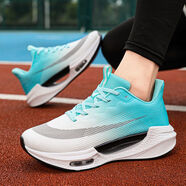 XTEP CROSSOVER兒童小孩絕影跑步鞋男女鴛鴦超輕防滑飛馬37青少年競速運動(dòng)鞋 特步同款588白藍 有氣墊 37