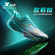 特步（XTEP）360X丨國民碳板跑鞋中考專(zhuān)用體育鞋男鞋競速馬拉松男女情侶運動(dòng)鞋 歐若拉【男】月光石藍/澈青藍 【秋冬版】 43